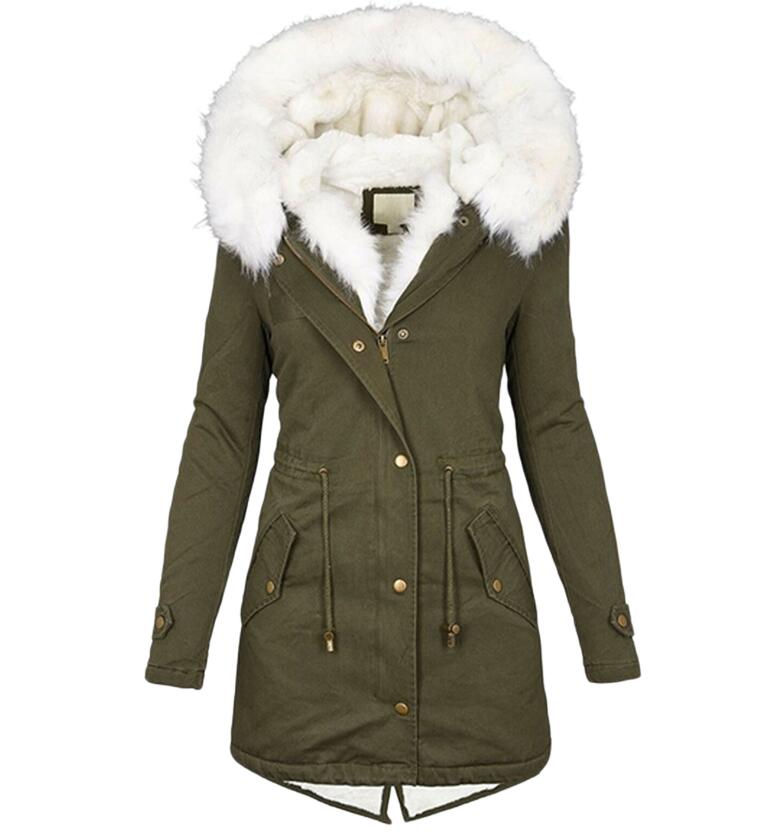 MATILDE - Manteau d'hiver avec doublure en fausse fourrure