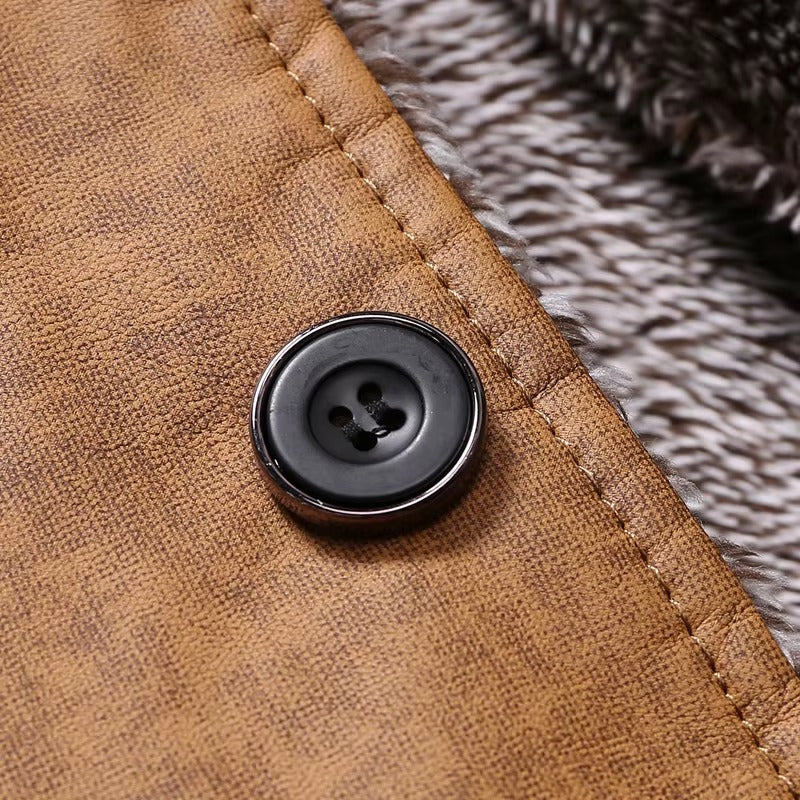 FRASER - Veste homme doublée en fourrure